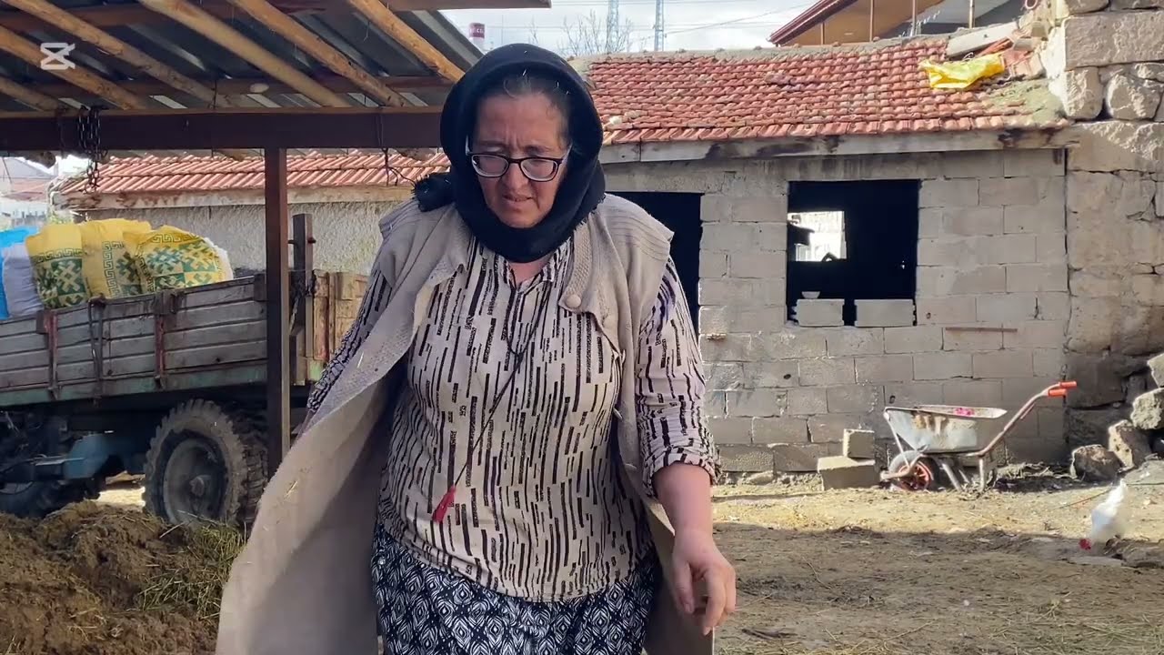 KÖY HOROZU TEMİZLEDİM~ HAŞLADIM🐓EŞİM AVLUYU TEMİZLEDİ❤️