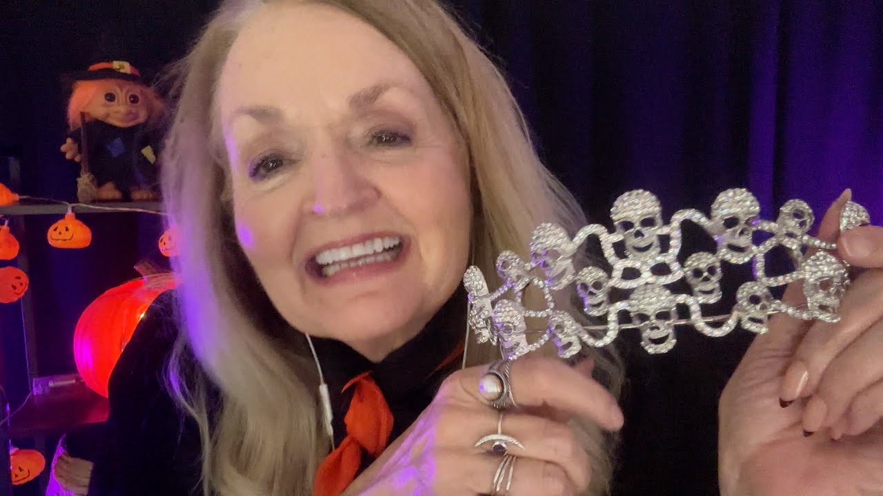 ASMR Doing Your Halloween Makeup and Styling Your Costume 🎃