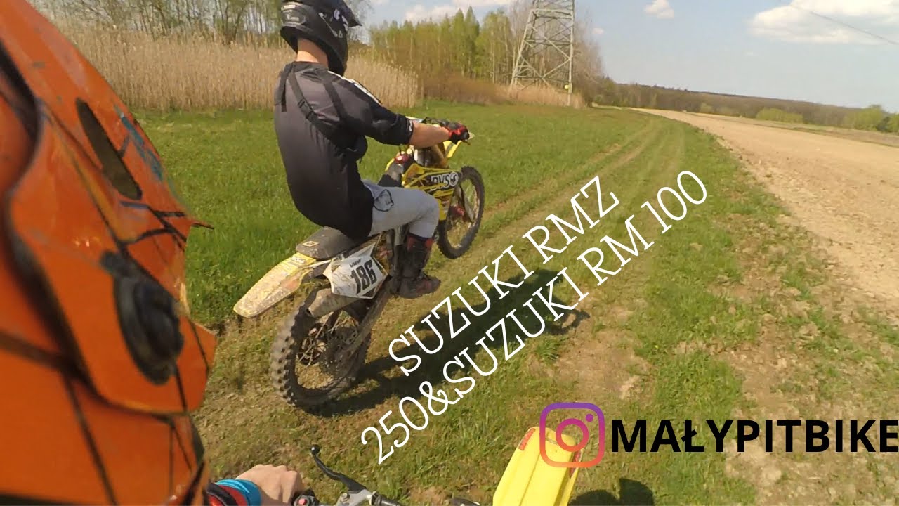 SUZUKI RM 100&SUZUKI RMZ 250 W TERENIE