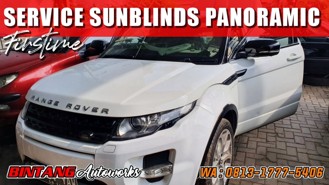FIRSTIME‼️REPAIR SUNBLINDS PANORAMIC RANGE ROVER EVOQUE