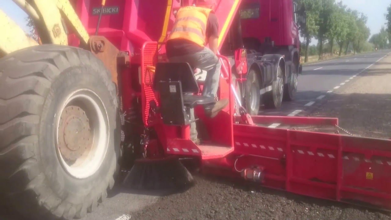Mechaniczne układanie poboczy