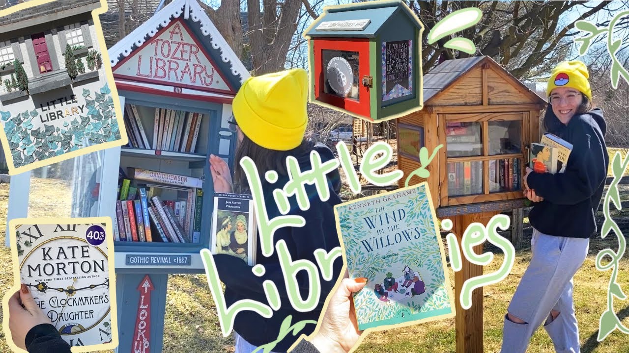 Going Exploring for Books: I went to 10 little library boxes 📚📦 a city book tour vlog