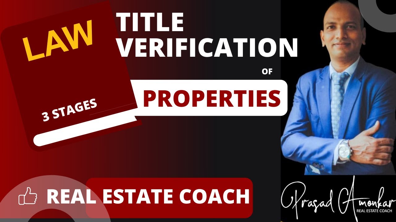 3 STAGES OF TITLE VERIFICATION WHILE BUYING A NEW FLAT