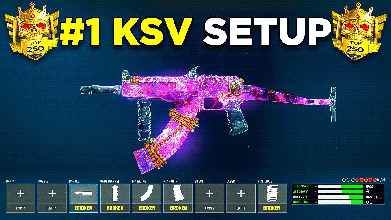 40 убийств с САМОЙ ПОВРЕЖДЕННОЙ раскладкой KSV в WARZONE 🔥 (Лучшая раскладка класса KSV)
