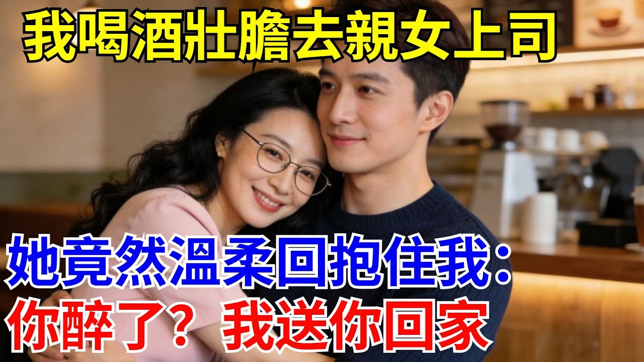 我喝酒壯膽去親女上司，她竟然溫柔回抱住我：你醉了？我送你回家。#原創#情感#情感故事#故事#爽文#奇聞#為人處世#生活經驗