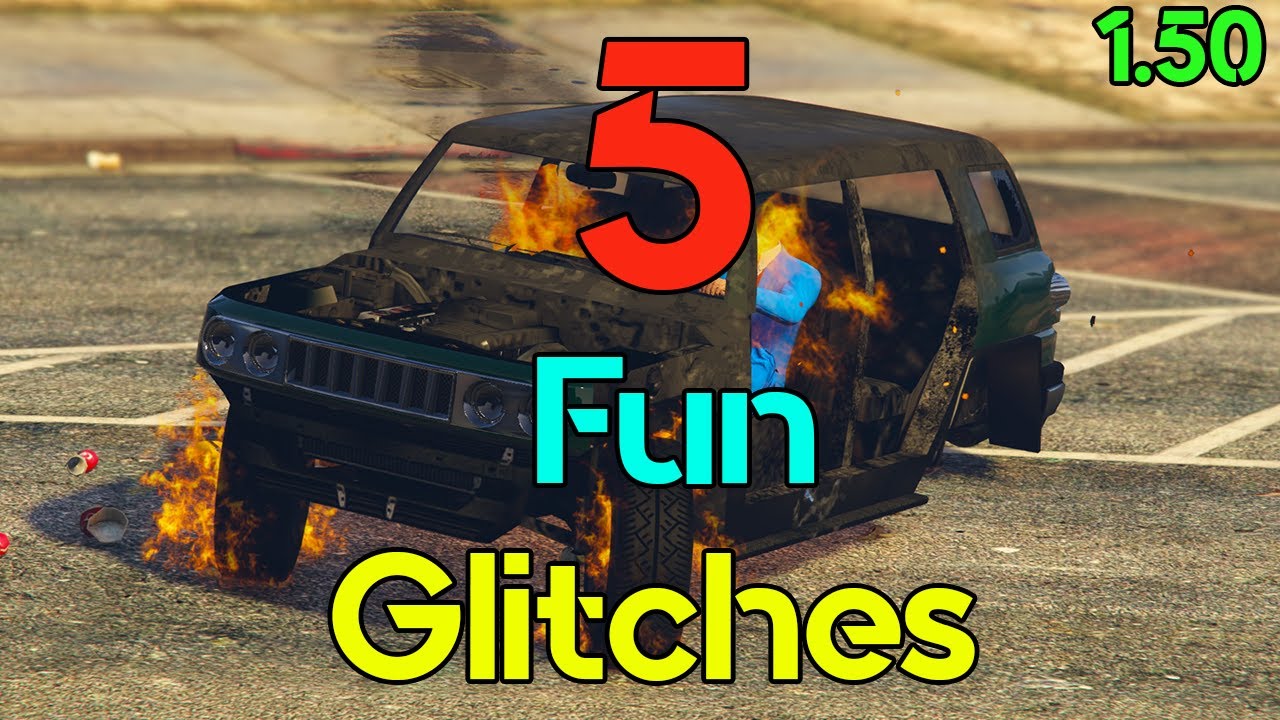 5 Fun Glitches in GTA Online #2 - 1.50