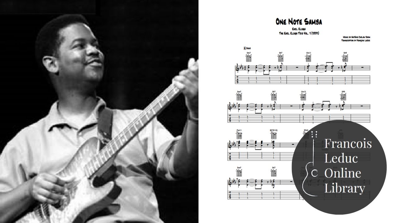 One Note Samba - Earl Klugh (Transcription)