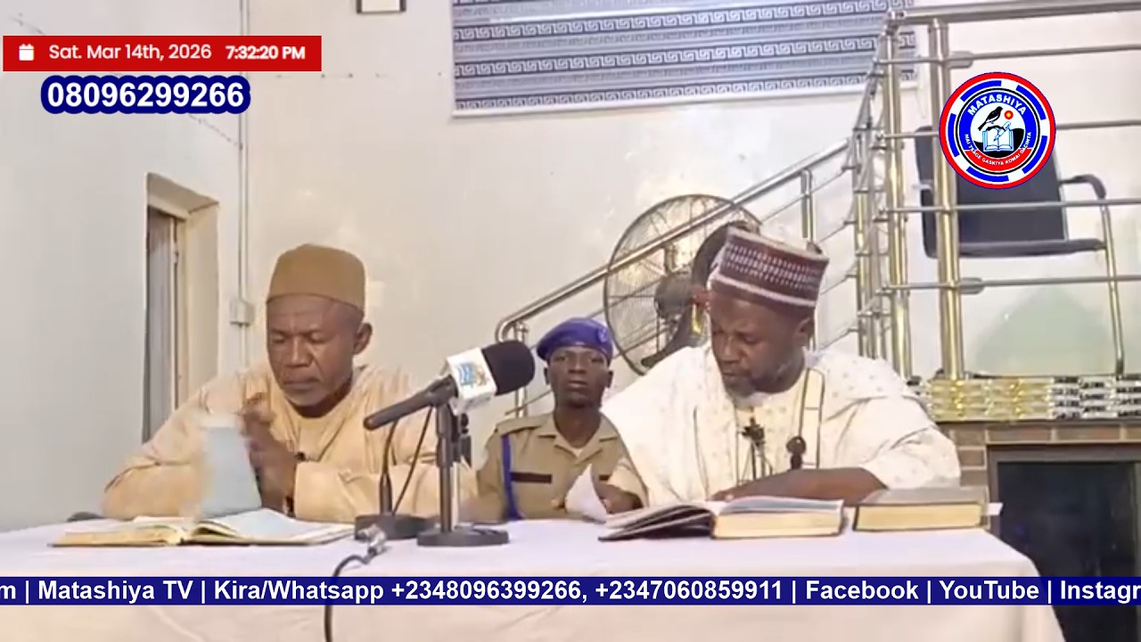 #Ramadan25 Kai tsaye tafsirin Alƙur'ani mai girma tare da Sheik Yaƙub Musa Yaƙub