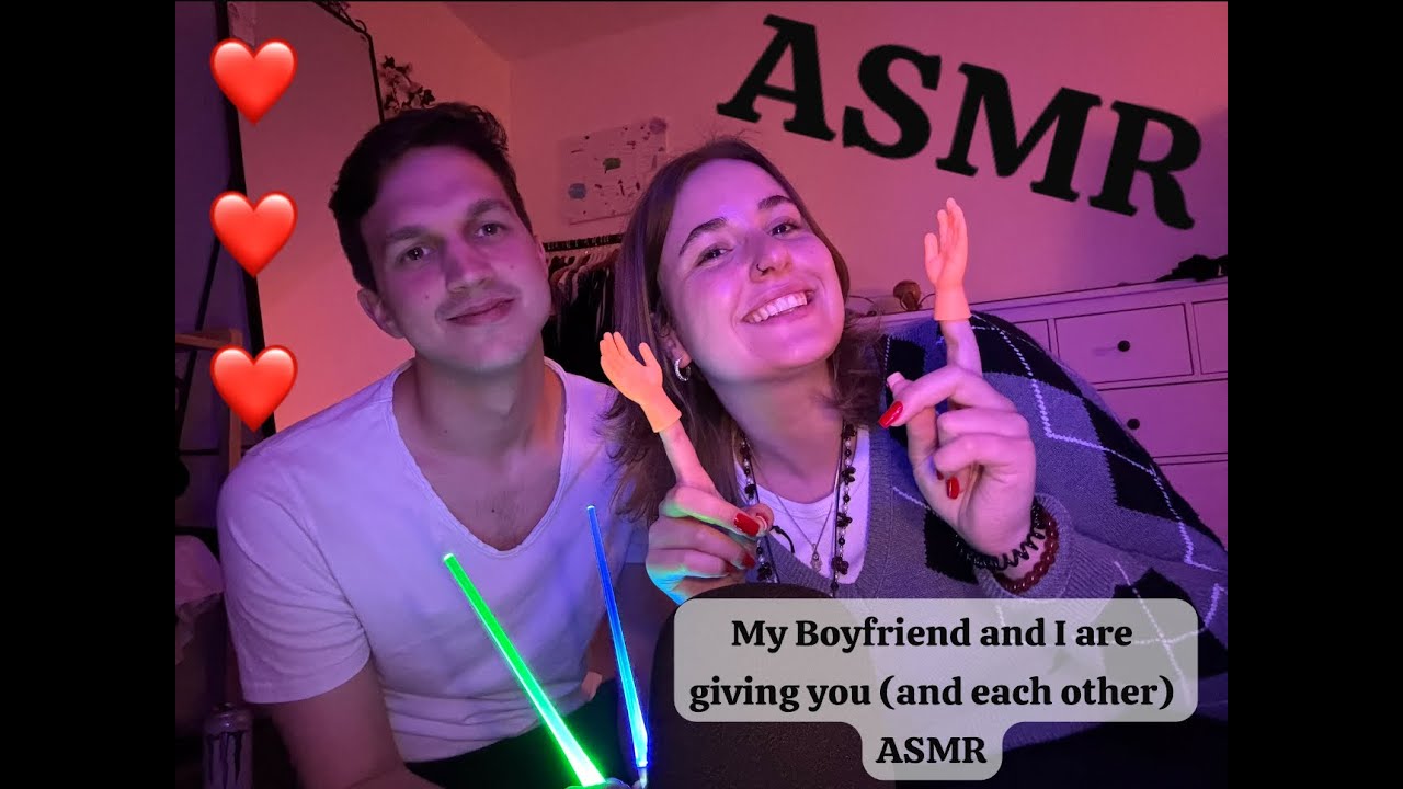 My Boyfriend Tries ASMR For The First Time (he is a natural)