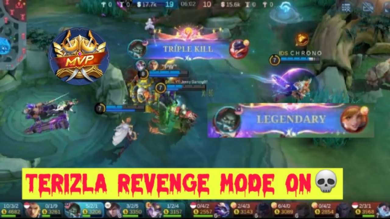 Terizla vs Fanny | Early Feed → Legendary Triple Kill | Ranked @MobileLegends5v5MOBA 