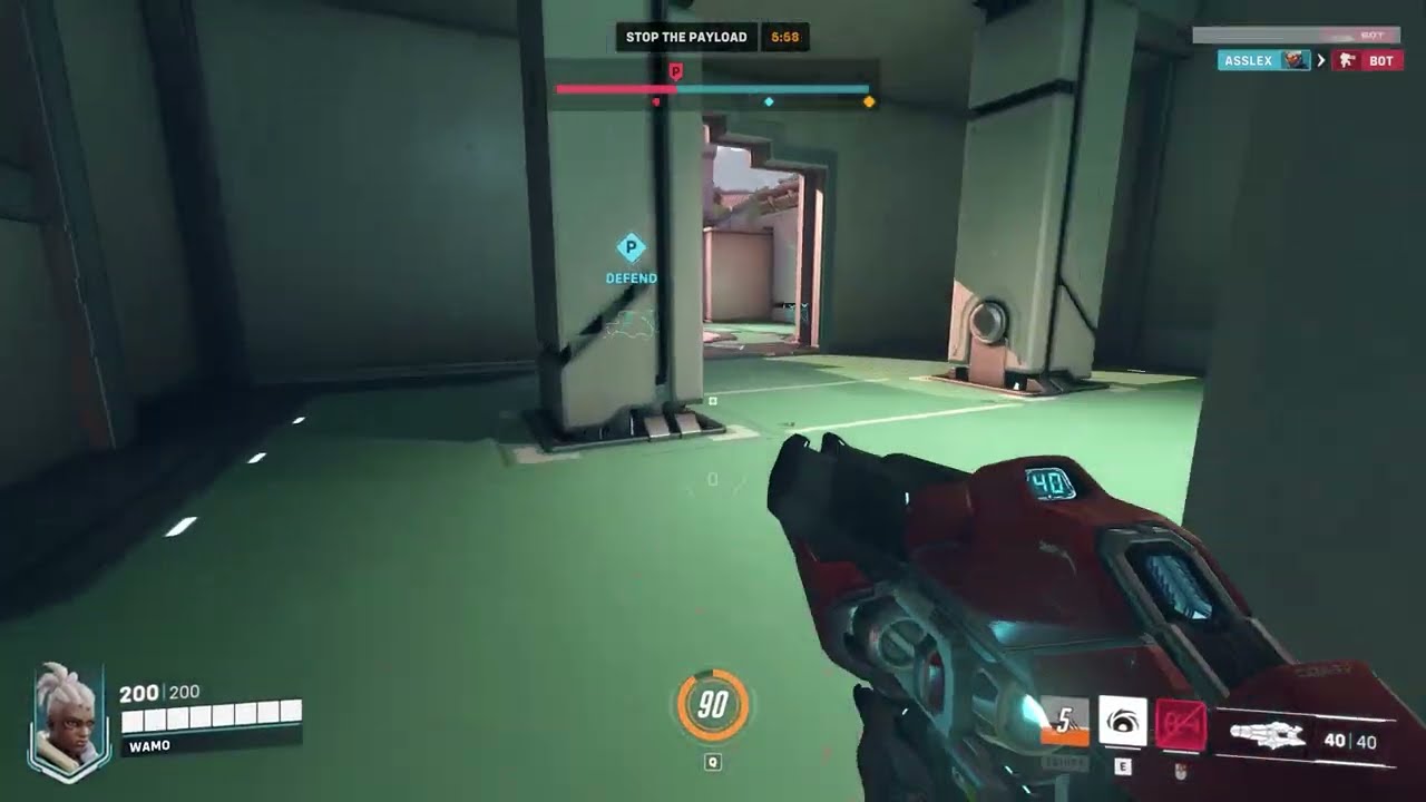Overwatch 2 - Sojourn Embarrassing Slide Fail (with voice chat)