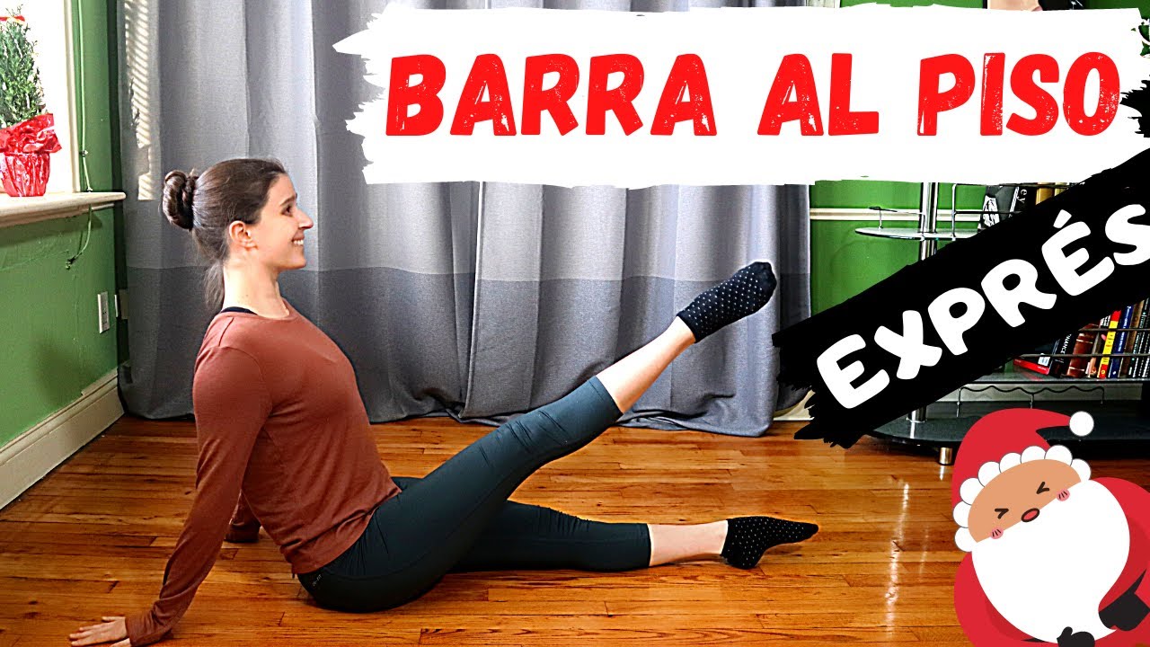 ¡EJERCICIOS DE BARRA AL PISO EN CASA! (Alineación en ballet) CLASE DE BARRA AL PISO PARA BAILARINES