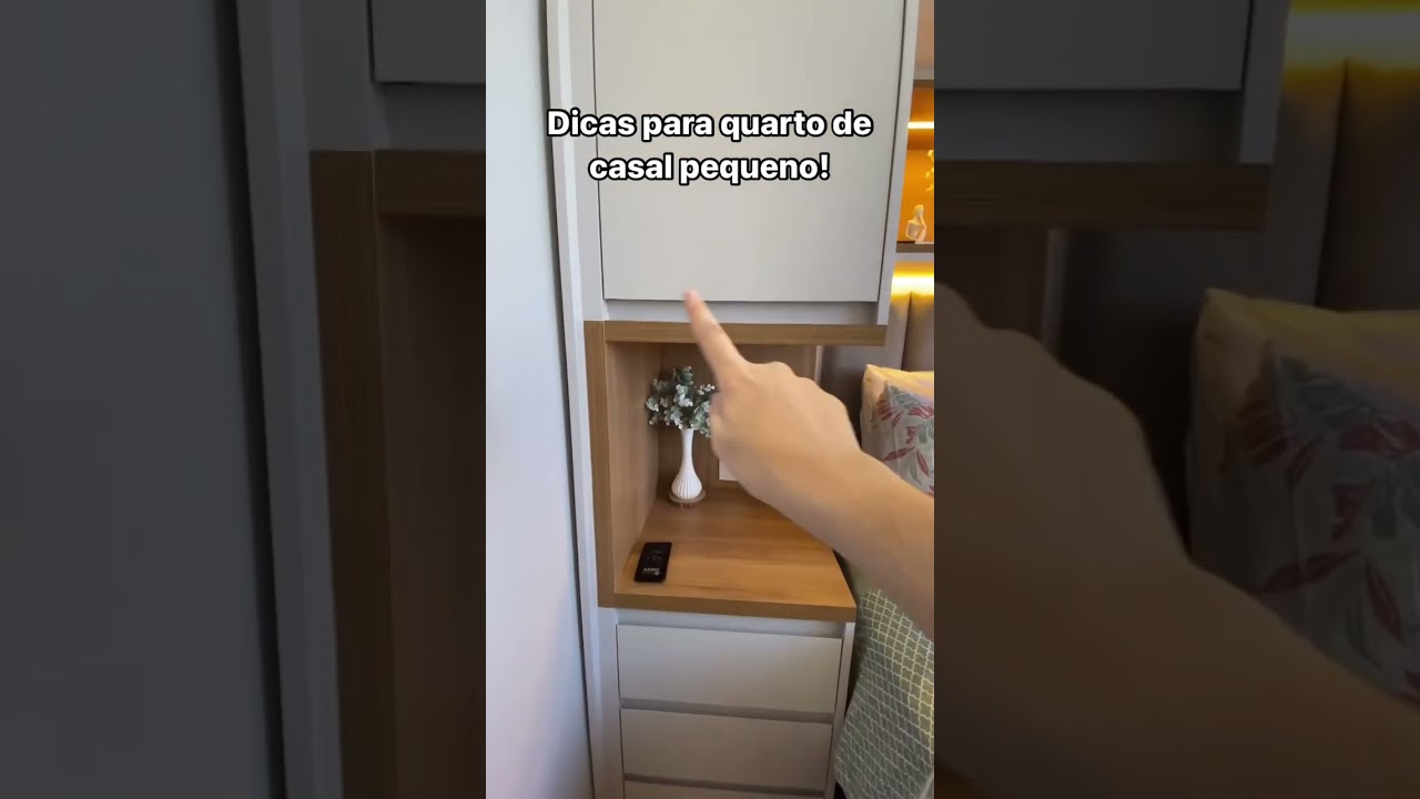 Dicas para quarto de casal pequeno! 