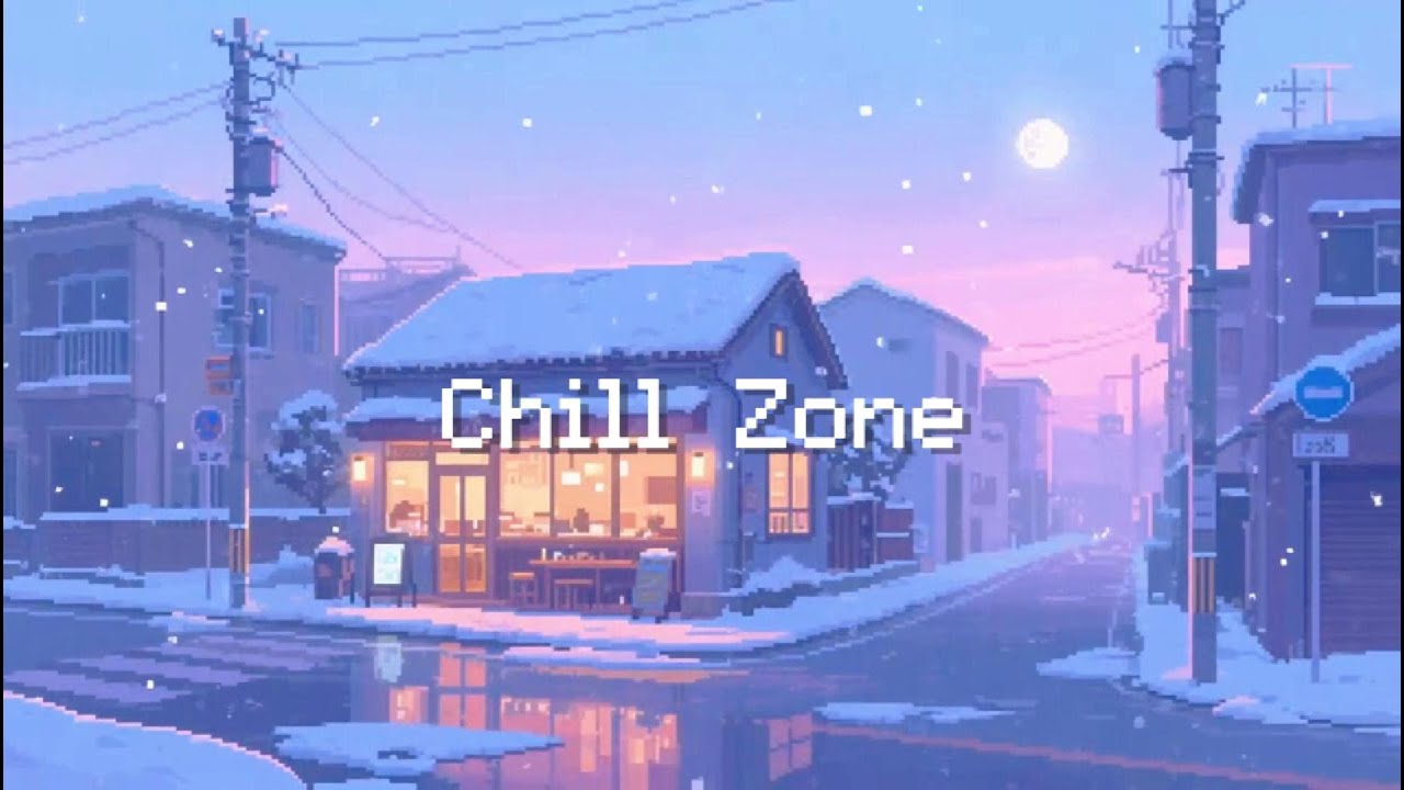 Chilling Zone in the Snow ❄️ Cozy Lofi Beats to Relax, Study & Sleep | Pixel Art Lofi Vibes