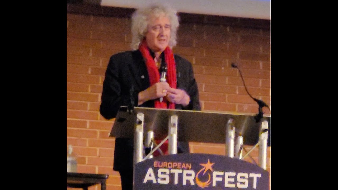 Brian May introduces Sir Patrick Moore film - Astrofest - 4 Feb 2023