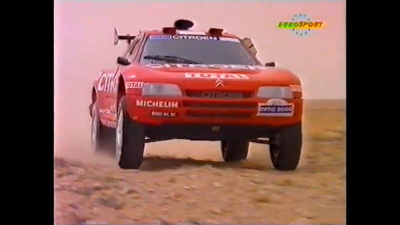1994 Tunisia Rally Raid - Stage 4 - Citroen ZX - Schlesser Buggy - Eurosport