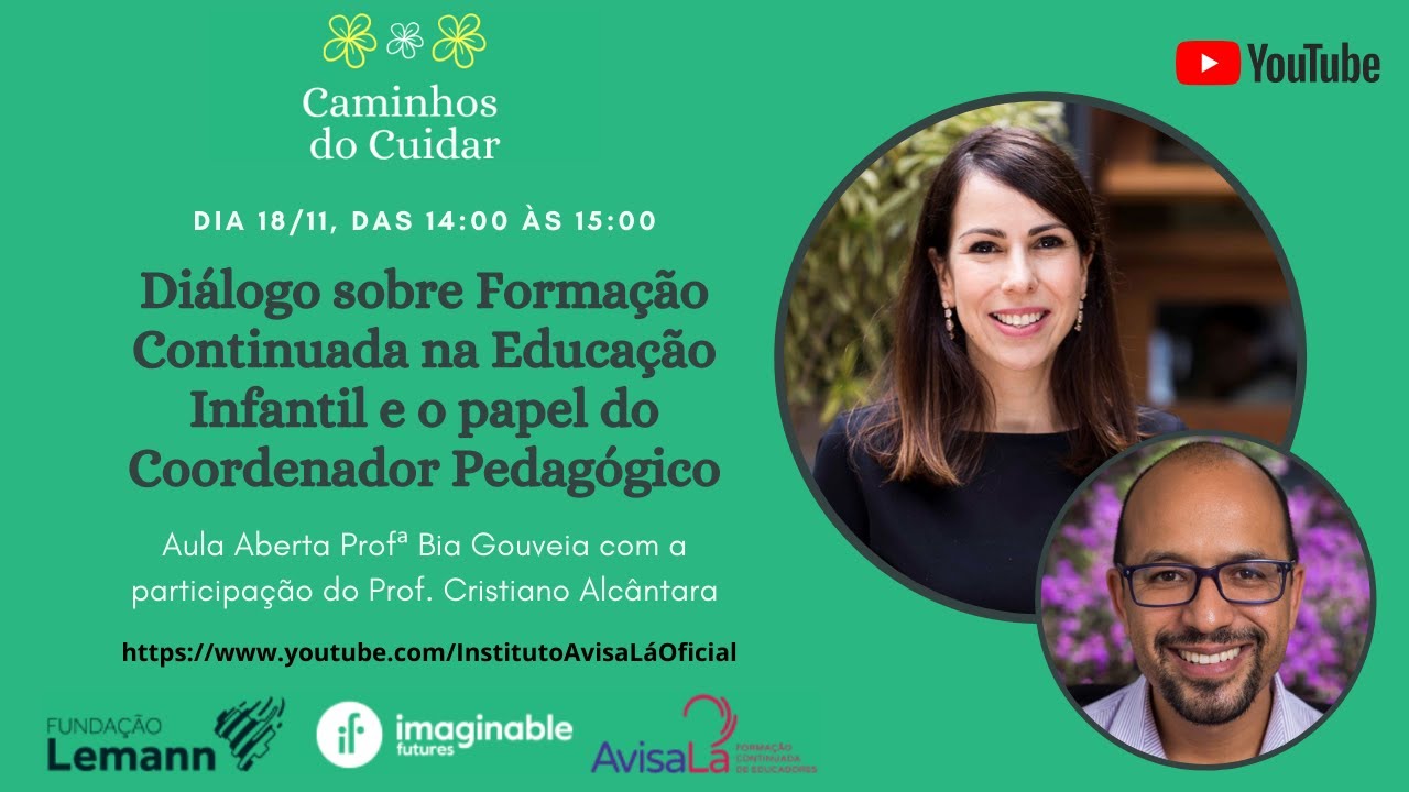 Live - Diálogo sobre Formação Continuada na Educação Infantil e o papel do Coordenador Pedagógico