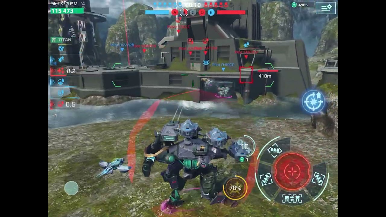 11.8 War Robots Test Server Gameplay #1