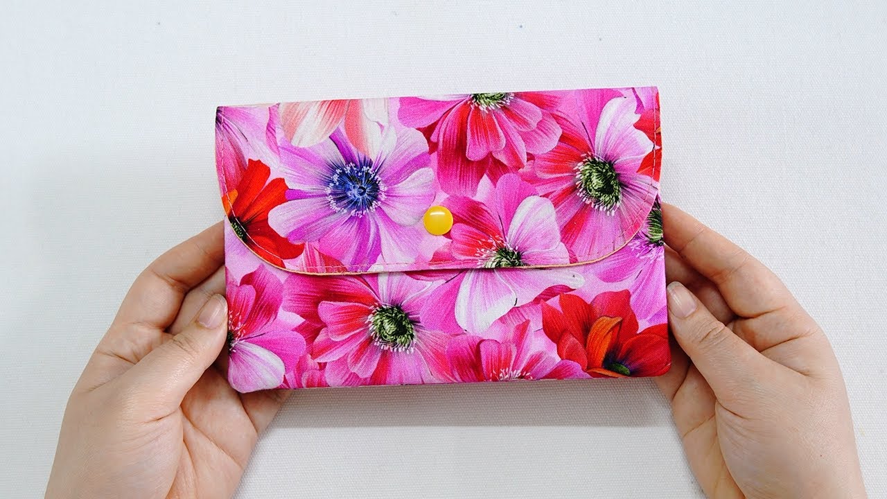 Sewing Long Wallet That Can Hold Phone, Cards And Money 💟 STEP BY STEP Sewing Tutorial