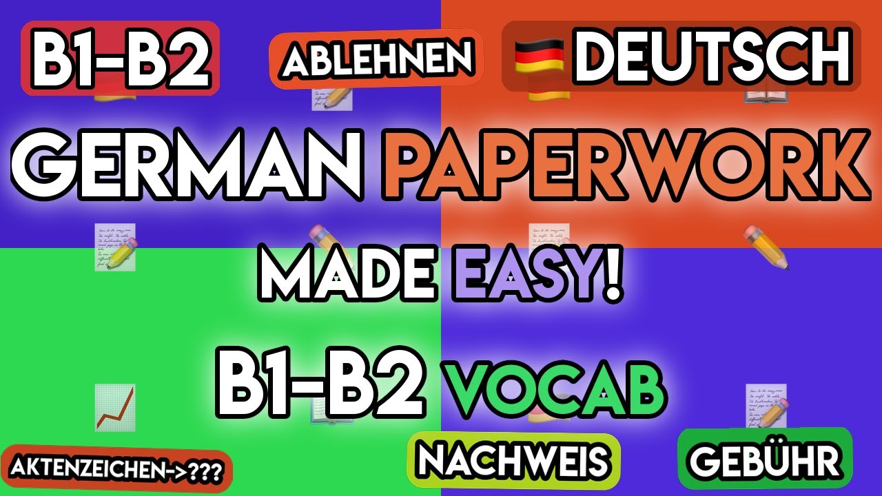Master German Bureaucracy: 90+ Official German Words & Phrases (B1-B2)