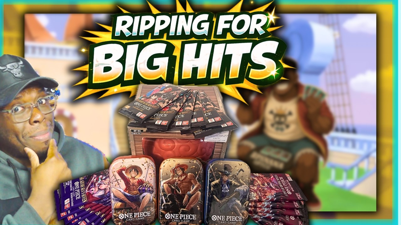 OP13 Tins (TS-02) & 20+ One Piece TCG Packs - Chasing a HIT (No Booster Box!)
