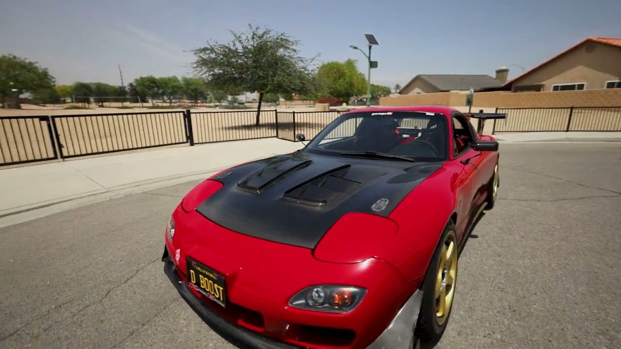 DBoost RX7 FD Rotary idle and walk around