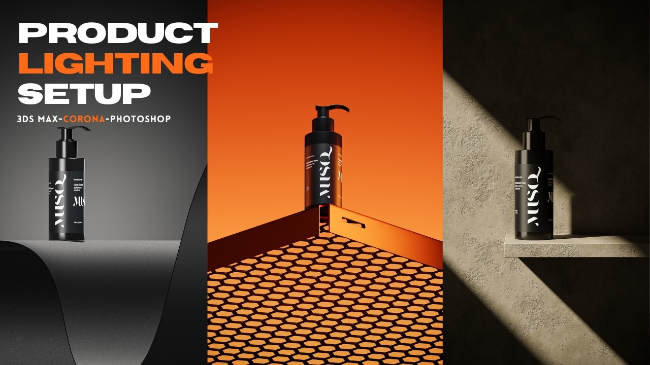 How To Create Photorealistic Product Visualization In 3ds max & Corona | 3D ASMR Tutorial (No Audio)