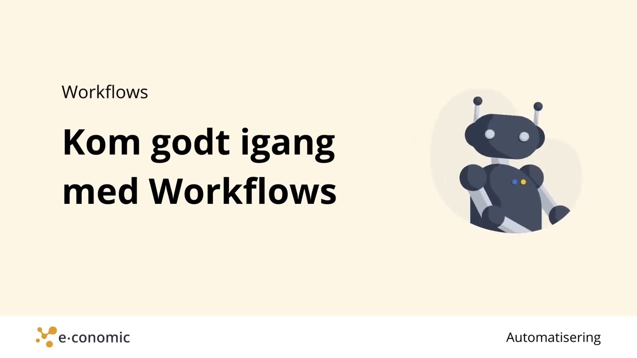 Kom godt i gang med Workflows