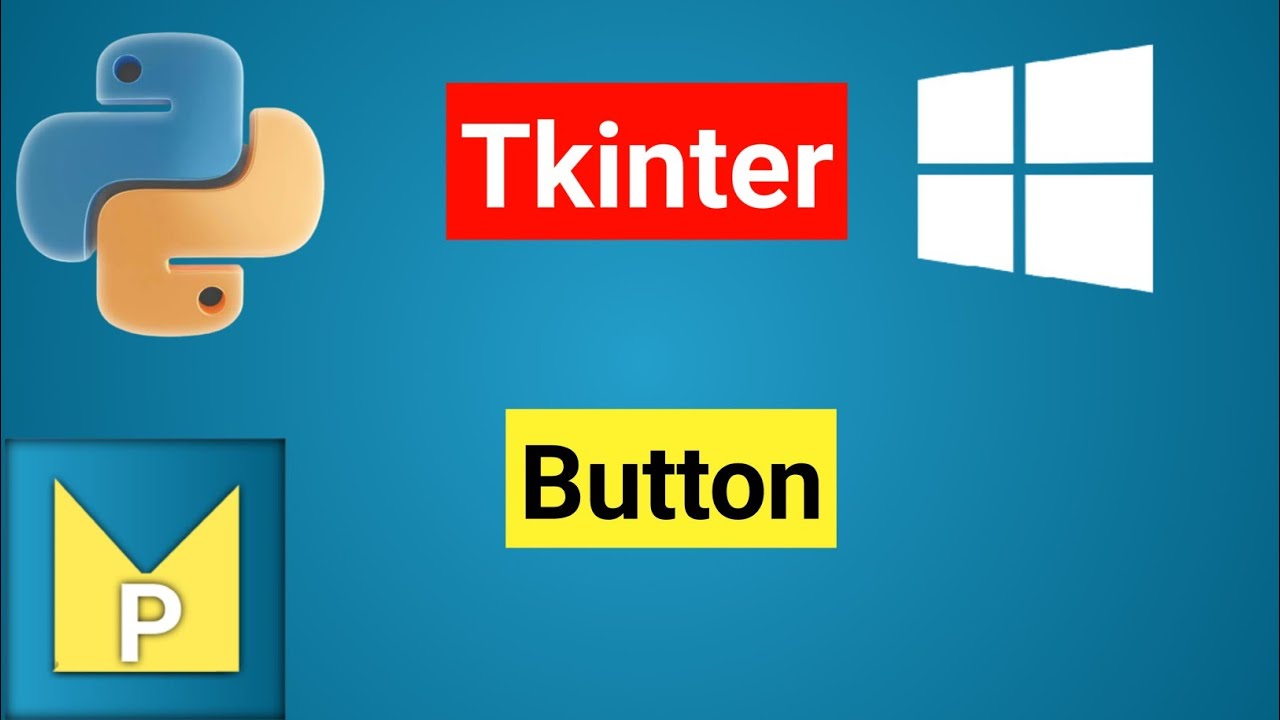 Create a Simple Button in Window | Tkinter Module | Python Magix | Button Name in Application