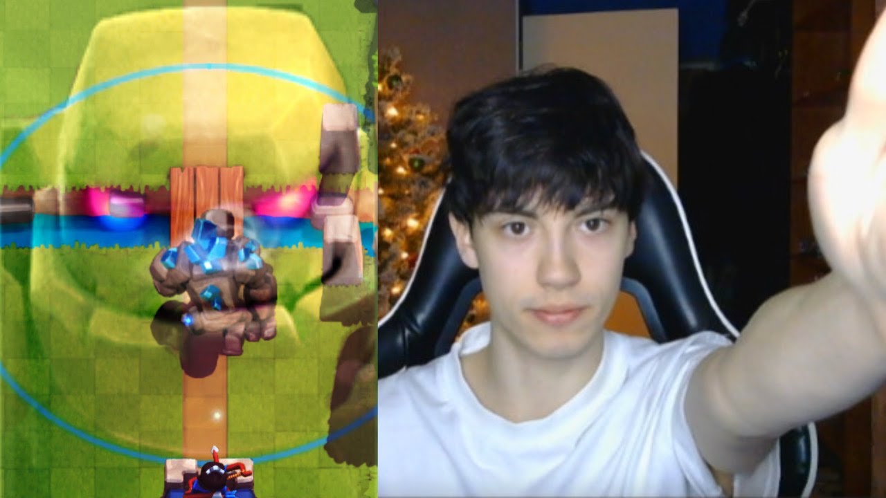 тёмная ночь голем clash royale