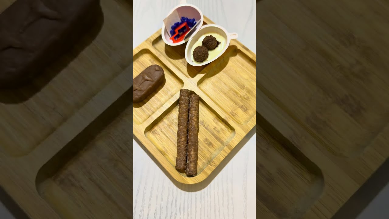 Filling platter with lots of sweets #🍫🍬 #asmr 