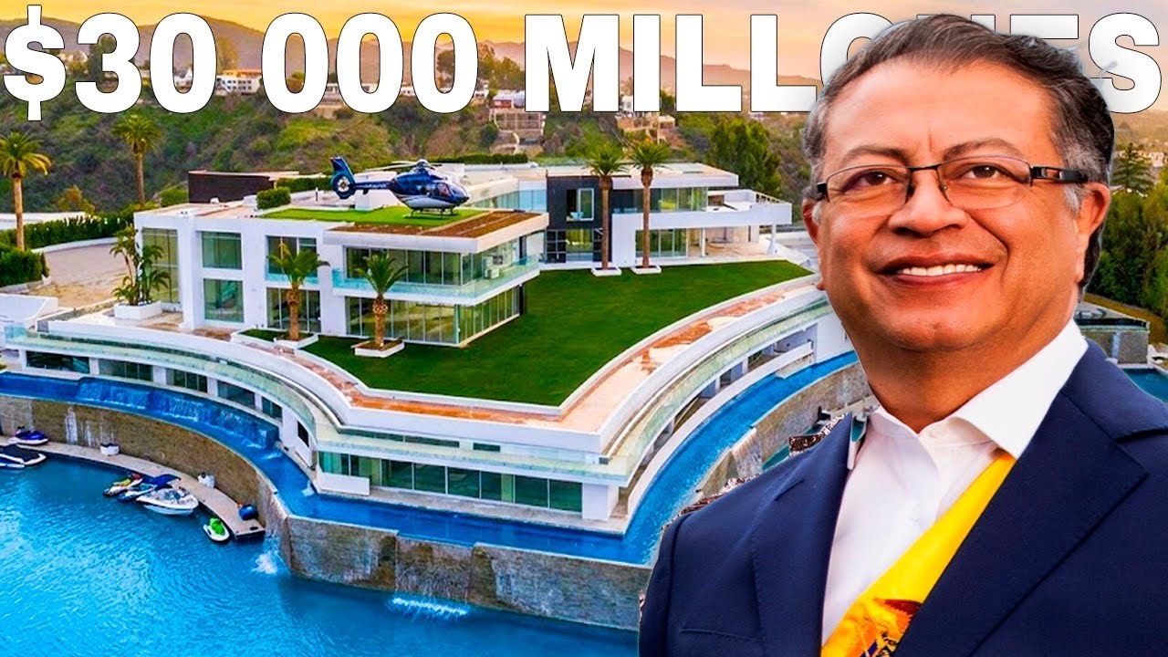 Así Es La LUJOSA Vida De Gustavo PETRO 😰 PRESIDENTE DE COLOMBIA 