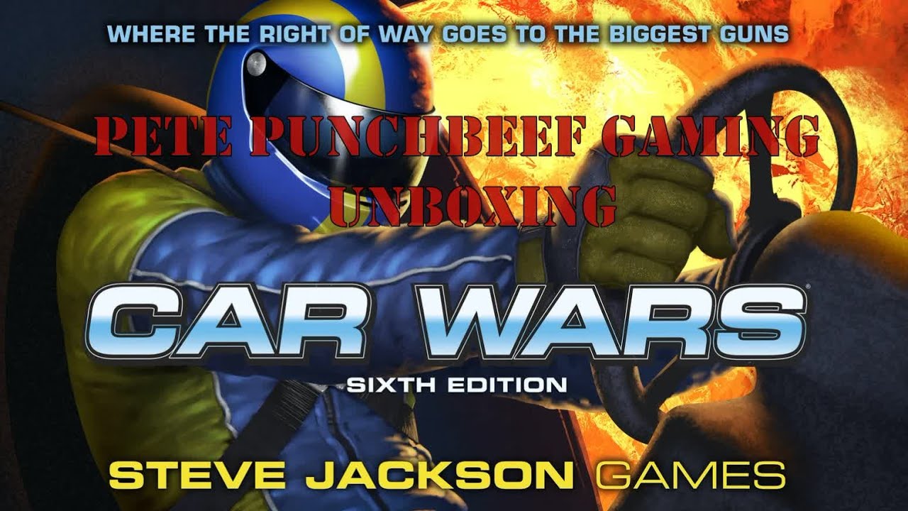 Unboxing:  Car Wars 6th Edition - Double Ace Kickstarter