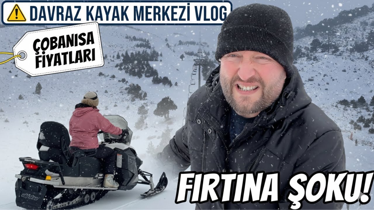 Isparta Davraz Kayak Merkezi Vlog : Çobanisa’da Ekipman Kiralama ve Fırtına Günlüğü