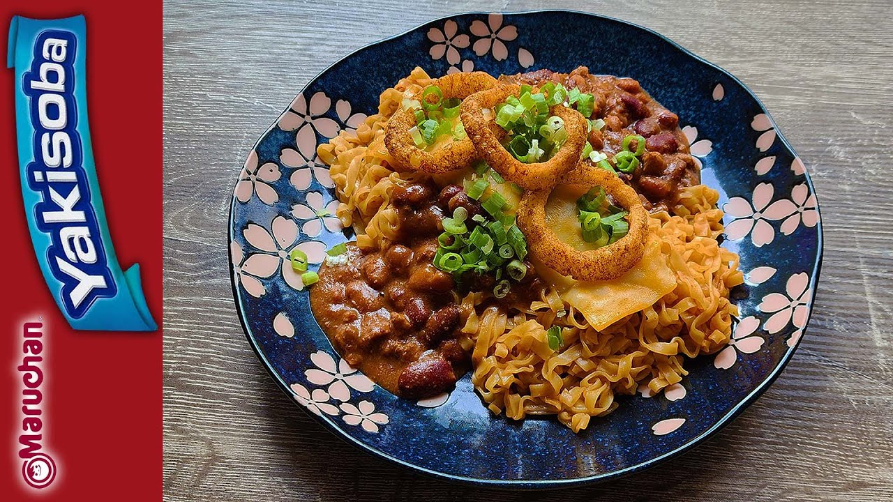 Maruchan Yakisoba Chili Cheese Flavor – USA —  Instant Noodle Recipe Time — EP 2325