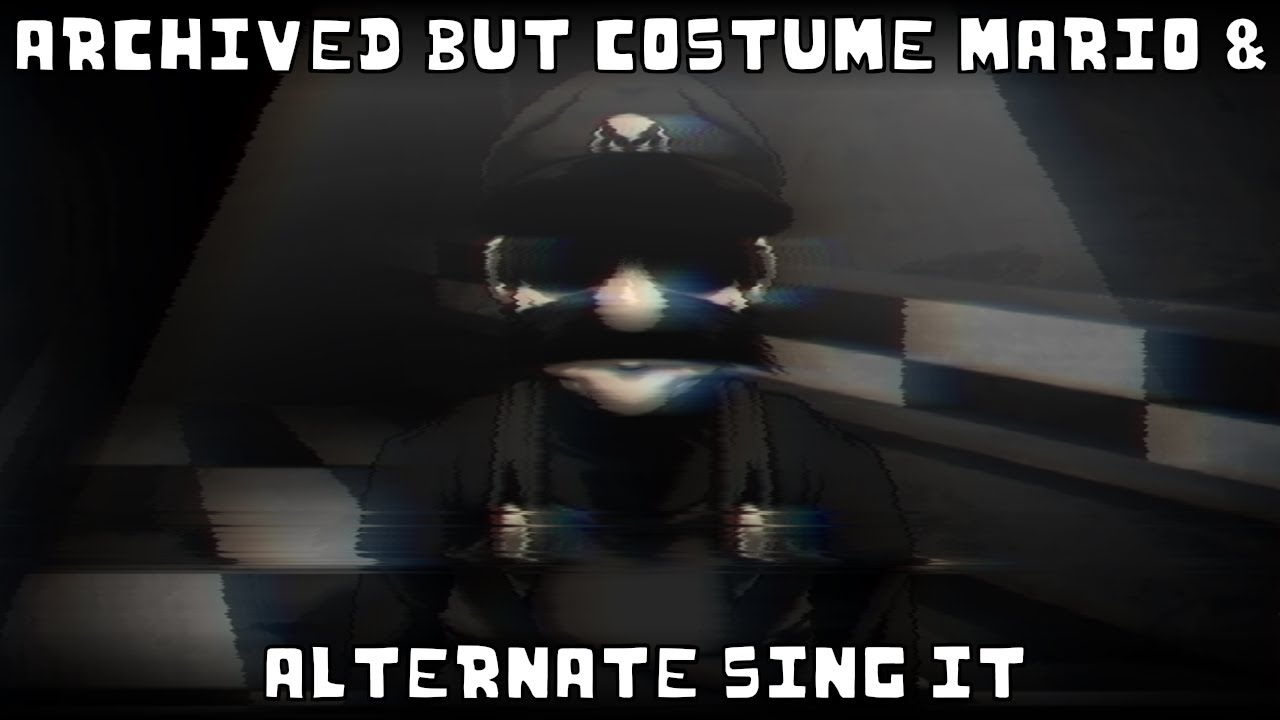 Archived but Costume Mario & Alternate sing it | FNF: Analog Funkin cover (2/5)