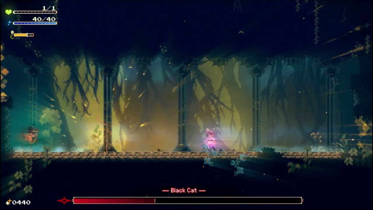 Momodora: Moonlit Farewell | Bossfight Black Cat | Normal, No Damage, Fool Sigil