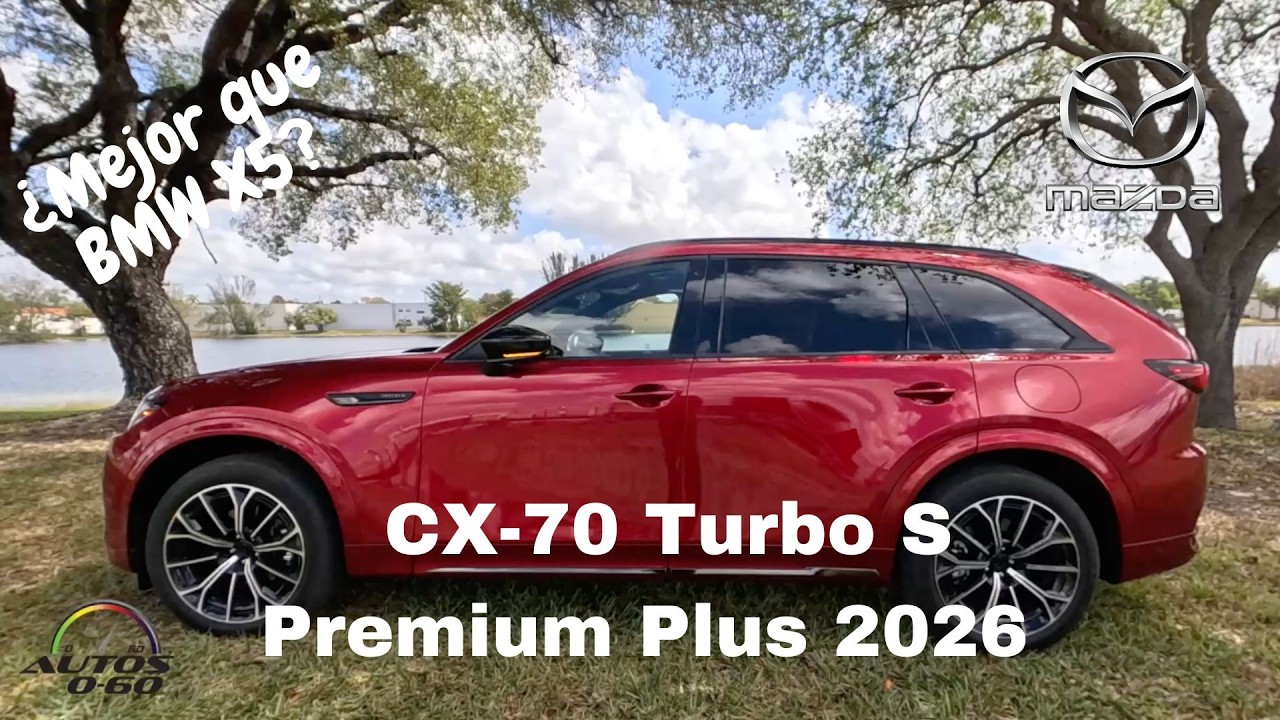 Mazda CX-70 Turbo S Premium Plus 2026 | SUV de Lujo con 340 HP, AWD y Tecnología Premium