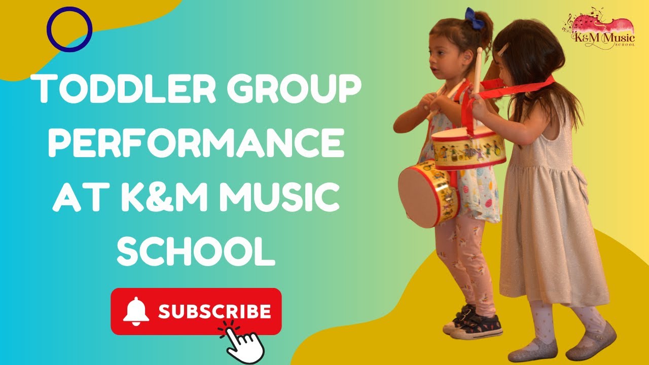 🎶 Adorable Toddler Group Performance - K&M Music School 🎹