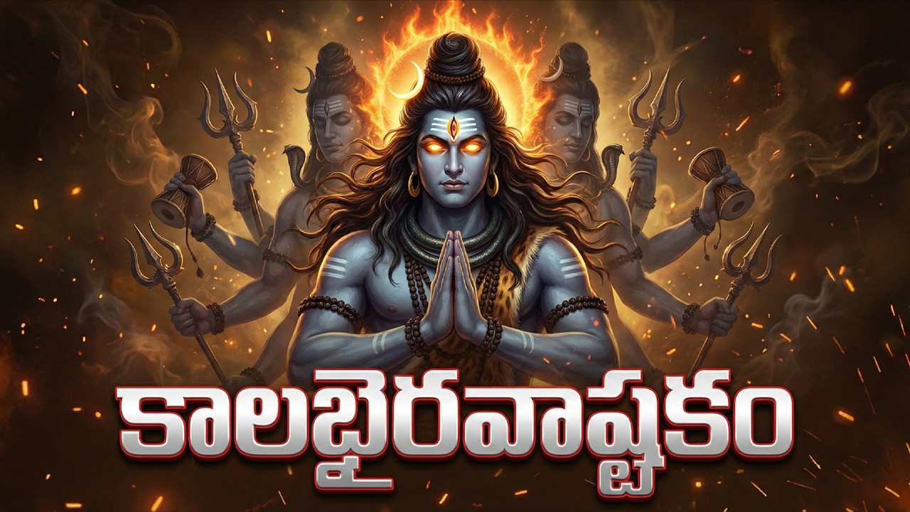 కాళభైరవ అష్టకం వింటే చాలు అన్ని భయాలు & సమస్యలు తొలగిపోతాయి | Kalabhairava Ashtakam Telugu