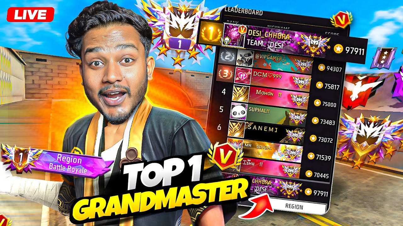 New Season Grandmaster Rank Push Live | Road To Grandmaster #1