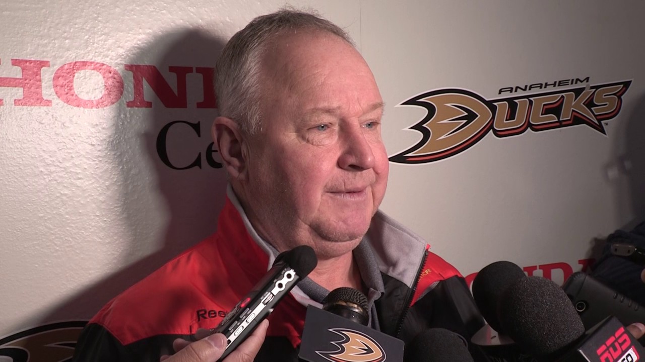 Randy Carlyle on Travis Moen