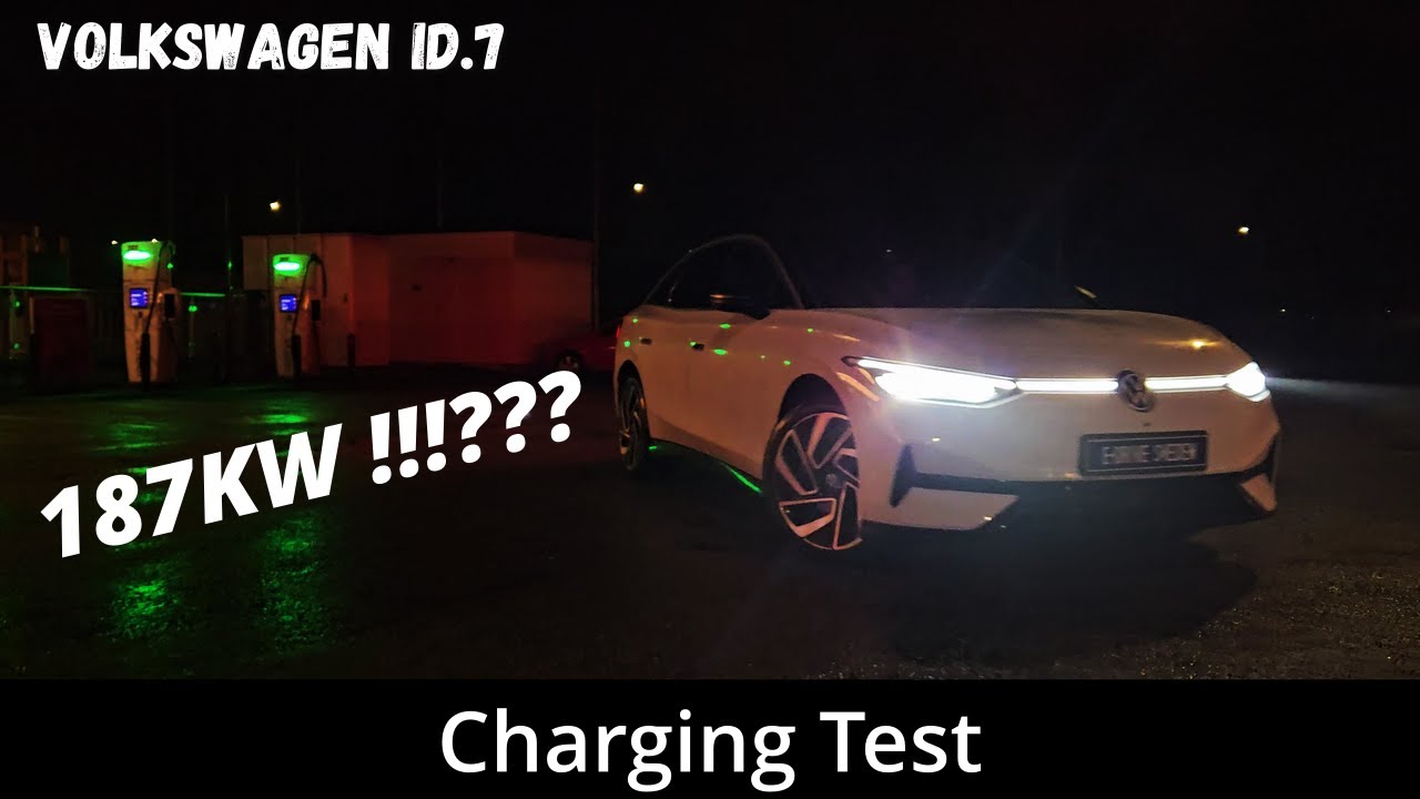 How fast does the Volkswagen ID.7 charge from 10-80% at 1 degrees? | Charging Test | 4K
