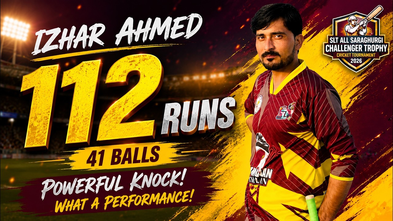 Izhar Ahmed 112 Runs in Just 41 Balls 🔥 | Brilliant Century Innings | Full Highlights