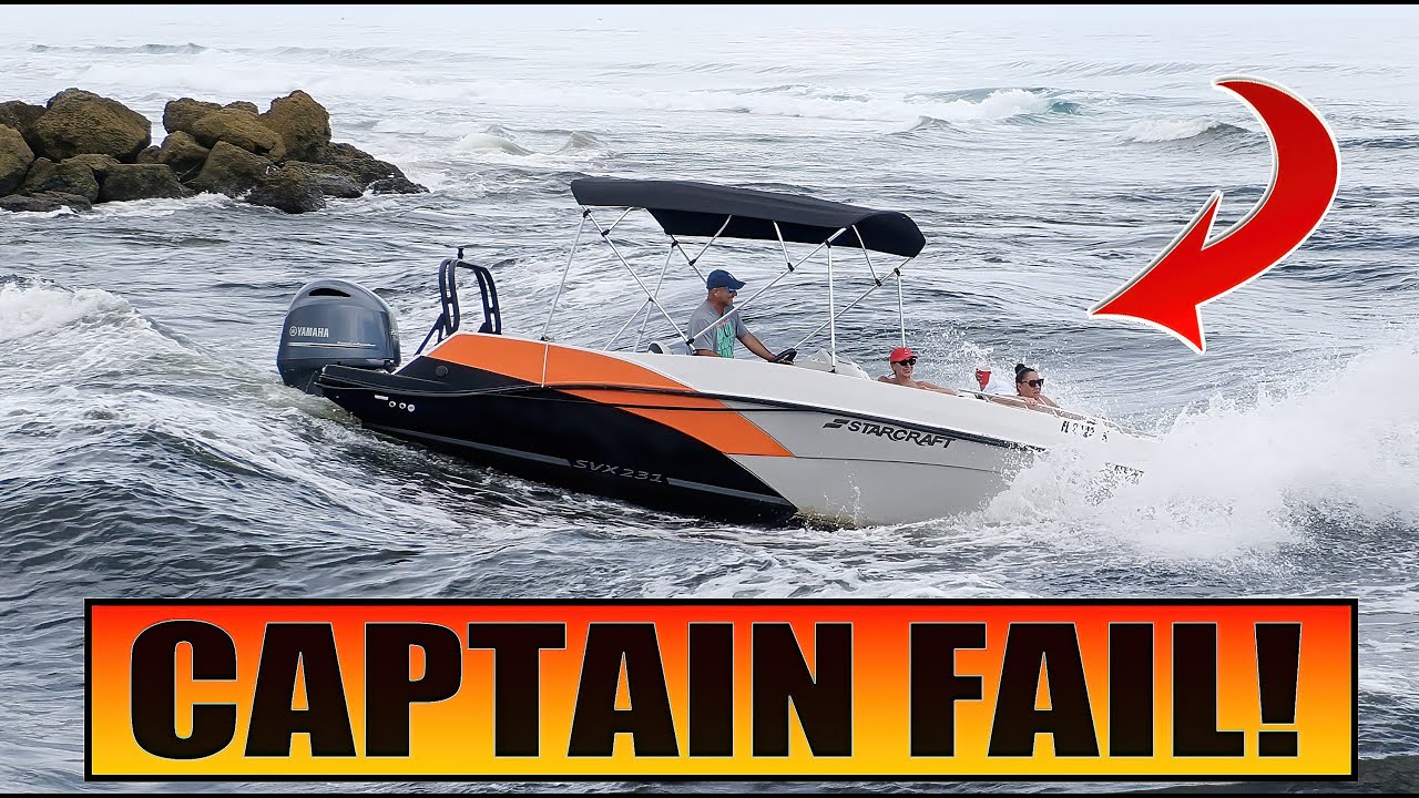 CAPTAIN FAIL AT BOCA INLET! BOAT LIFE