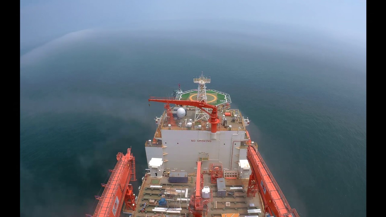 West Aquila Drillship Departing for Sea Trial