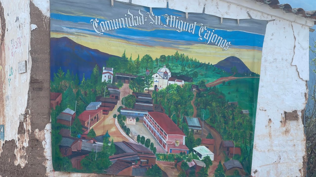 Fuimos a la comunidad de San Miguel Cajonos…