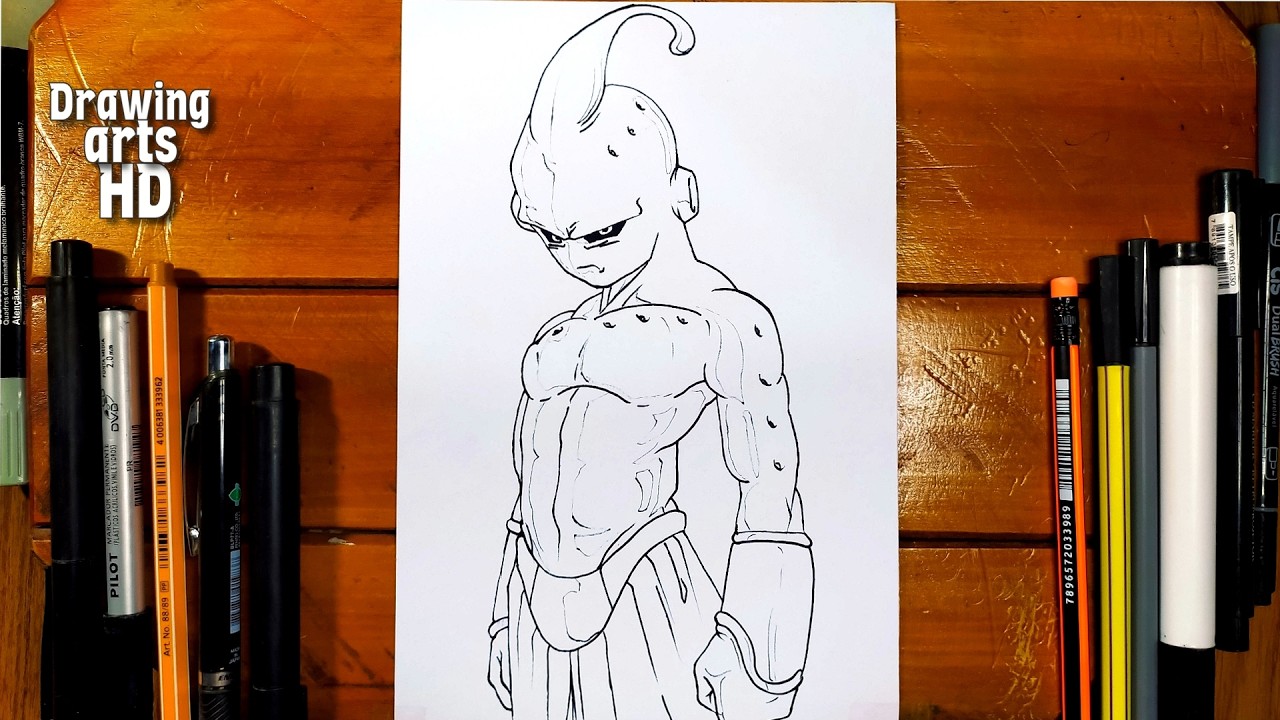 How to draw Kid buu