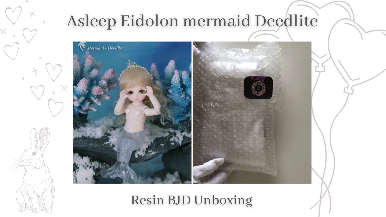 Asleep Eidolon 1/12 Deedlite mermaid Bjd - ( Unintentional ASMR, Relaxing )