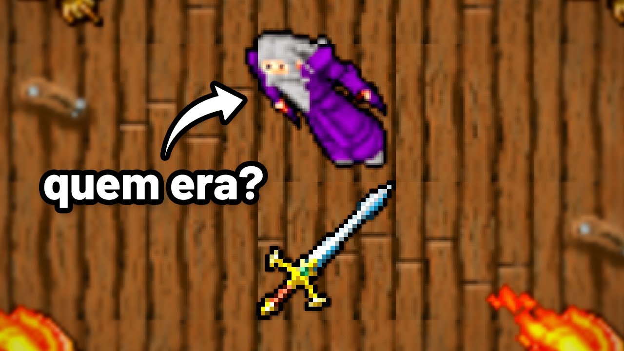 O player que apareceu com uma Warlord Sword e sumiu logo em seguida